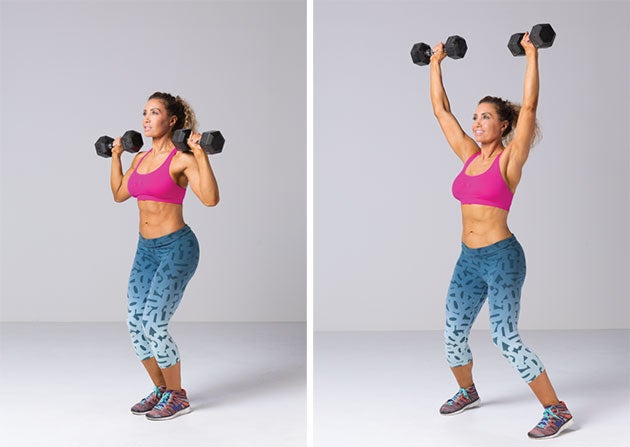 Jack-Press Total body hourglass with jack press workout for women