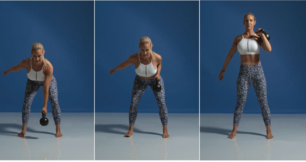 Kettlebell-to-cossack-squat Kettlebell Row to Cossack Squat