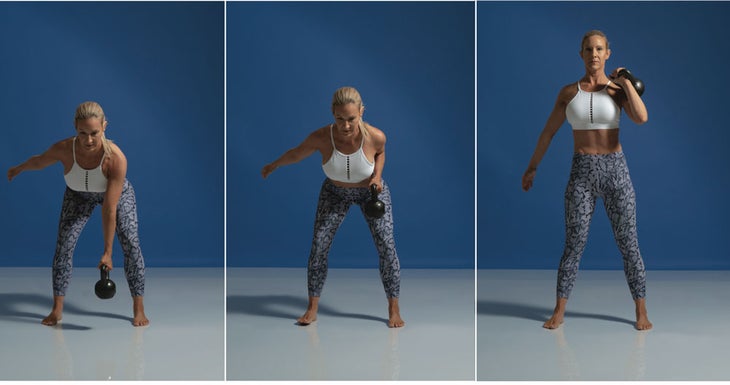 Kettlebell-to-cossack-squat Kettlebell Row to Cossack Squat