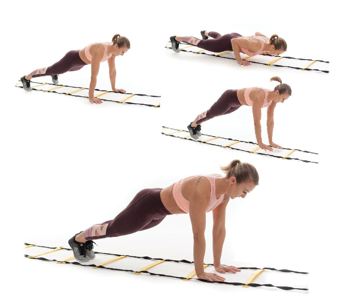 Ladder-Plyometric-Push-Up-Jack Ladder Plyometric Push-Up Jack