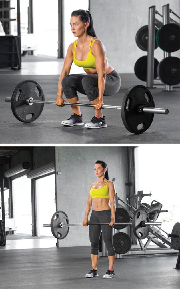 Barbell-Deadlift None