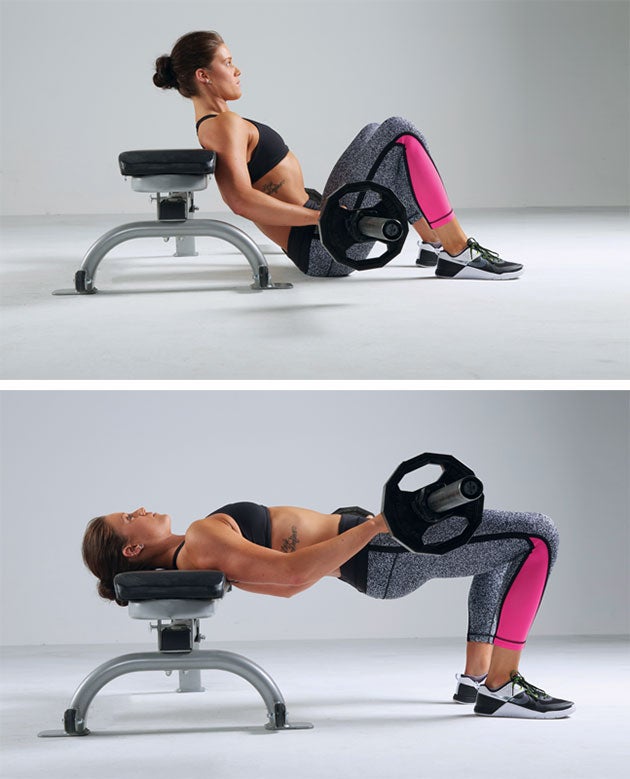 Hip-Thrust Barbell Bench Hip Thrust