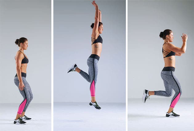 Vertical-Jump Vertical Two-To-One Jump