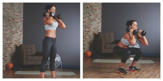 1 squat Dumbbell Squat