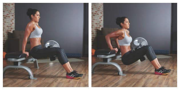 Weighted Dip - Dumbbell Workout