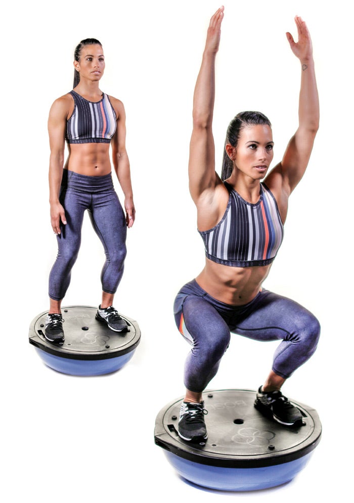 BOSU Circuit Workout Balance Burn and Build Oxygen Mag