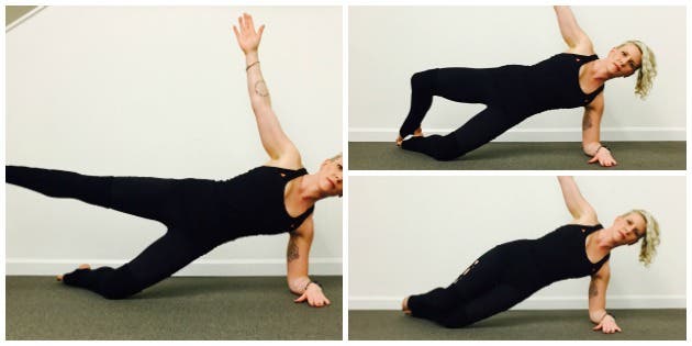 Side-Plank Clamshell