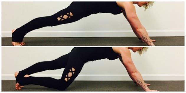 Pilates Wheelbarrow Plank