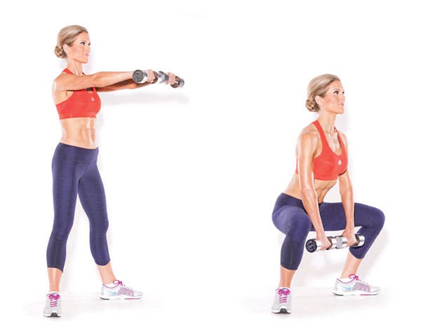 Wide-Sumo-Squat-with-Front-Shoulder-Raise None