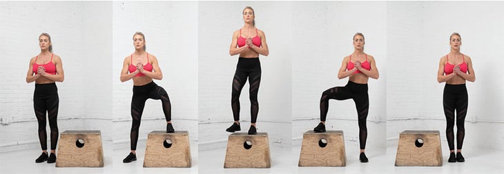 Lateral-Step-Up-and-Over Lateral Step-Up and Over