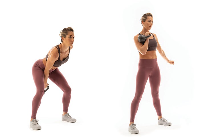 One-Arm Clean Image One-Arm Kettlebell Clean