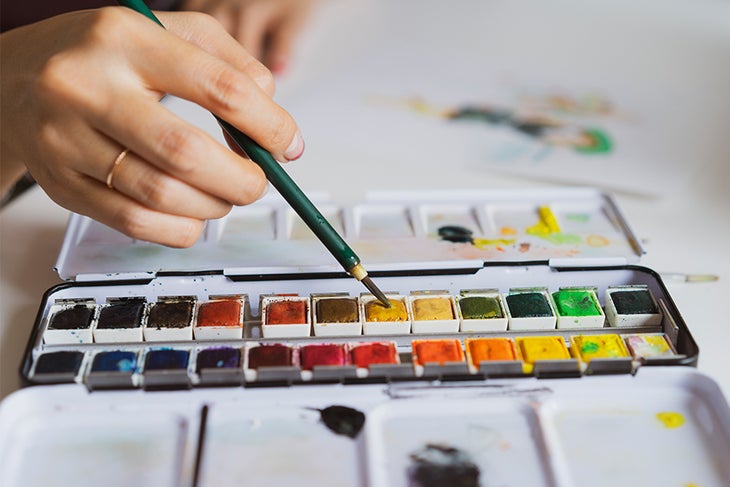 Painting Watercolor paint