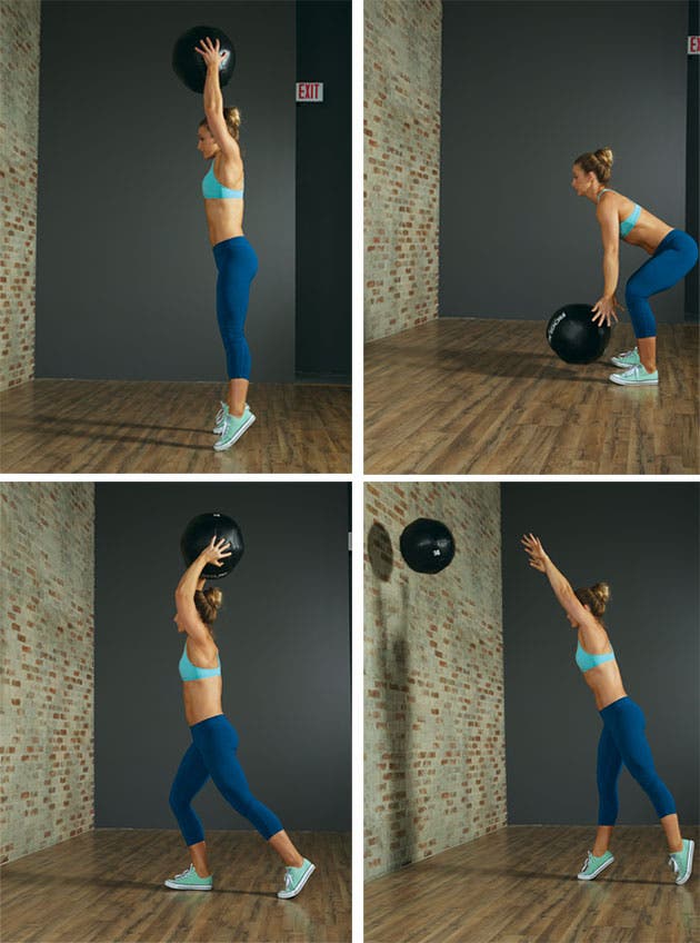 Ball-Slam-+-Overhead-Throw Ball Slam + Overhead Throw - Anti-Aging Workouts