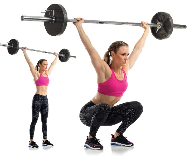 Barbell-Overhead-Squat None