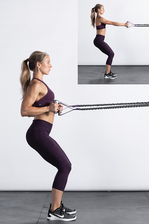 Cable row exercise - functional training