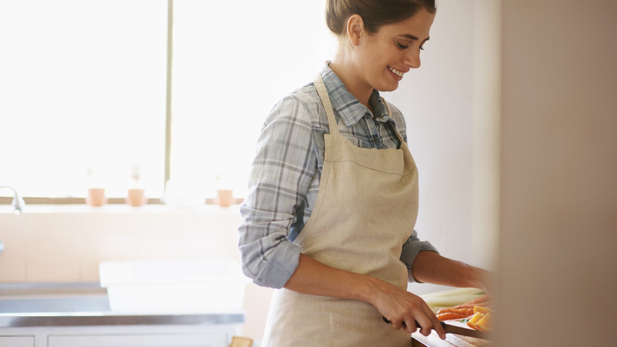 Woman Cooking in the Kitchen
