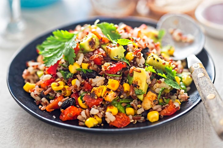Quinoa Quinoa chili salad for metabolism hack