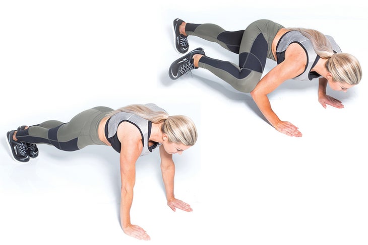 Spider Push-Up Spider Push-Up