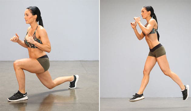 Switch-Lunge Switch Lunge - 10-Minute Workout