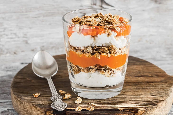 Treat Tropical cottage cheese parfait
