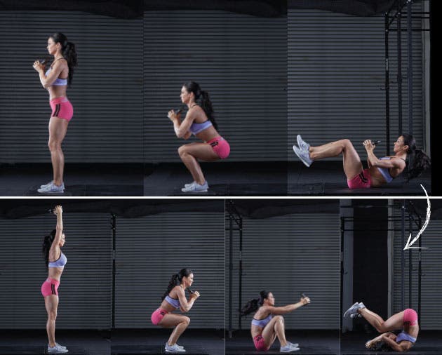 Atomic-Situp Atomic sit up part of total body HIIT ladder workout