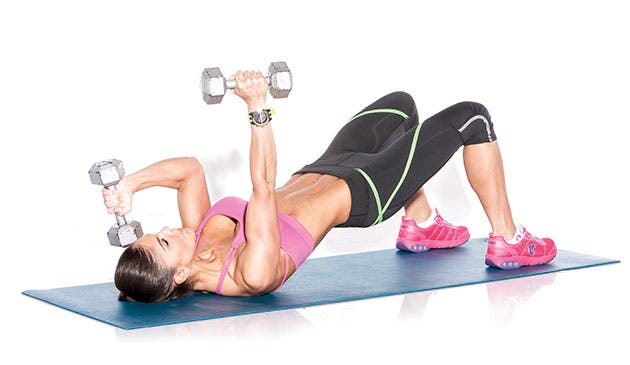 Bridge With Triceps Extension