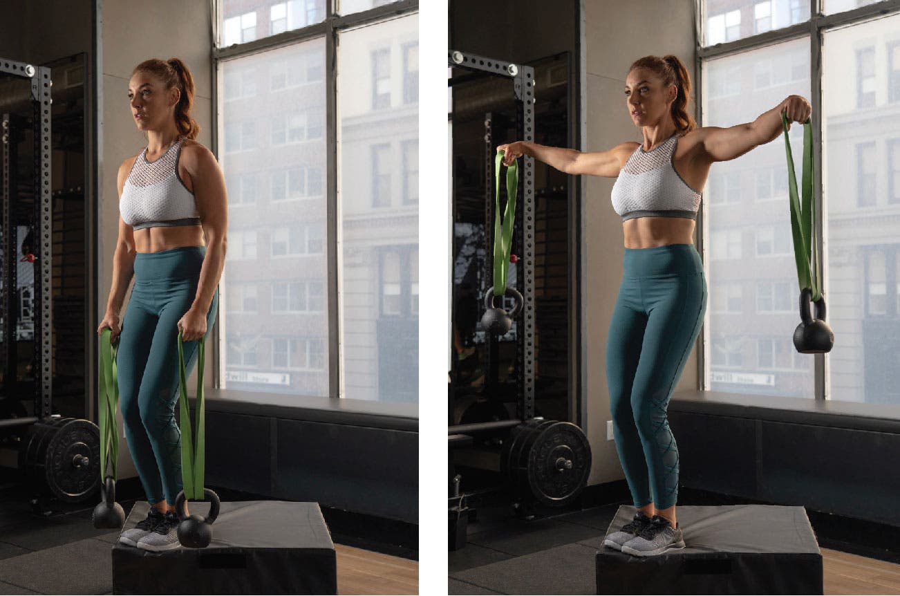 Hanging-Kettlebell-Lateral-Delt-Raise Hanging Kettlebell Lateral Delt Raise