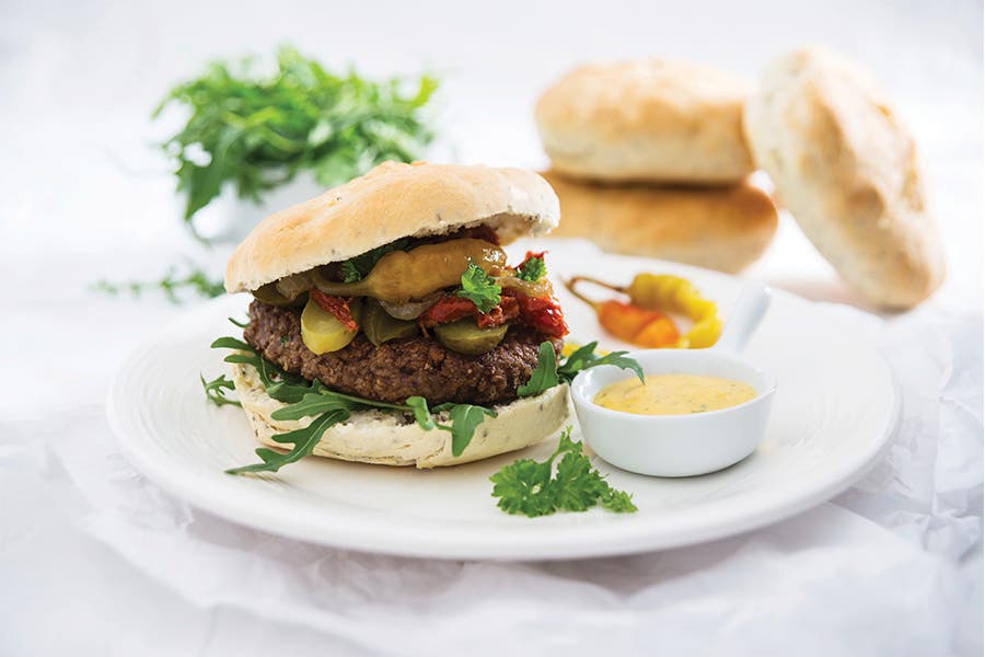 Plant-Based Burger Meatless burger