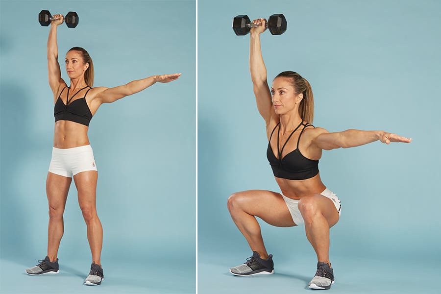 Promo Image Single-Arm Overhead Dumbbell Squat