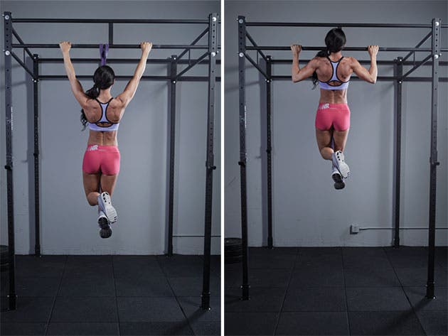 Pull-up workout part of total body HIIT ladder workout