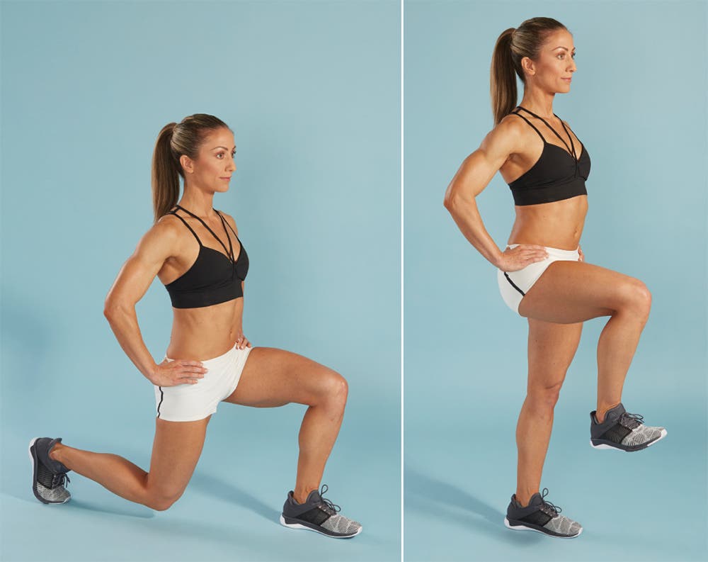 Reverse-Lunge-to-Single-Legged-Balance--Oxygen Reverse Lunge to Single-Legged Balance