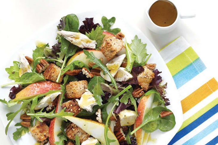 Salad with Dressing Salad and dressing