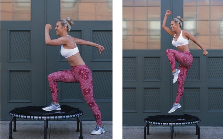 Knee-Drive Trampoline Knee Drive
