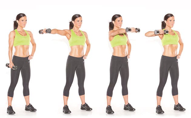 Lateral-Raise-to-Front-Pull None
