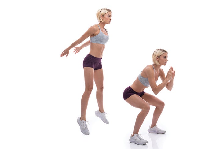 Squat Jumps for an Explosive Workout
