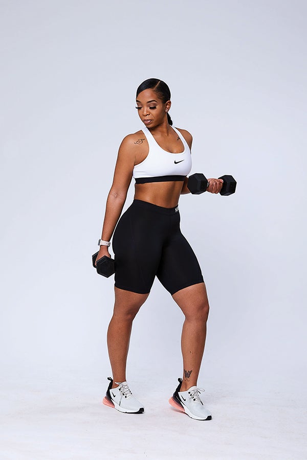 Miller After Tonyael Miller fit woman