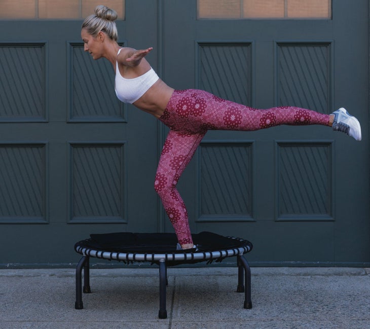 One-Legged-Balance Trampoline One-Legged Balance