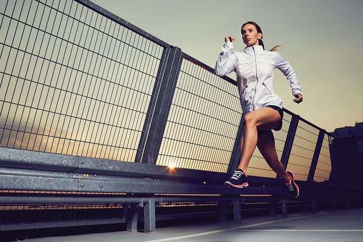 Running Woman running