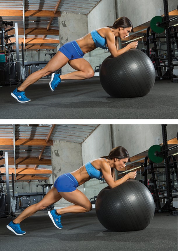 Stability Ball Mountain Climbers Stability Ball Mountain Climbers - Injury Prevention