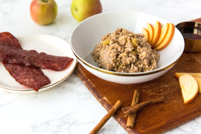AppleOatmeal Apple Cinnamon Steel-Coat Oats Breakfast Recipe