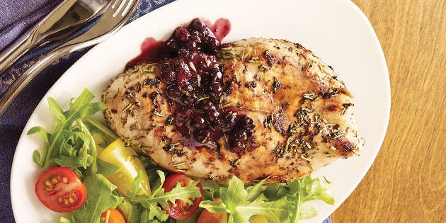 Blueberry Rosemary Chicken Recipe - Oxygen Mag