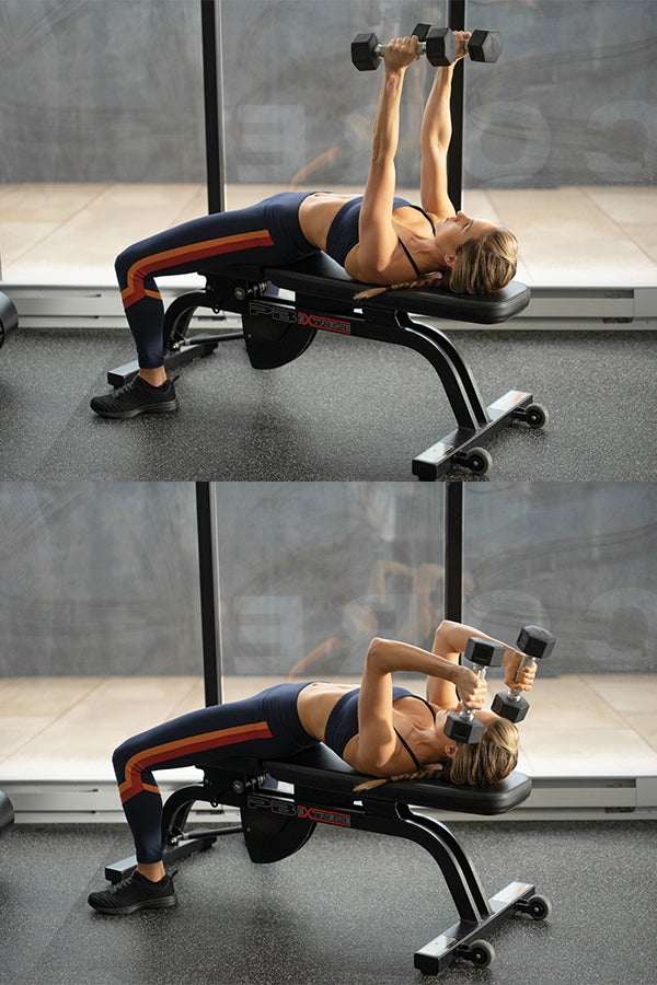 Dumbbell Skullcrusher Dumbbell Skullcrusher