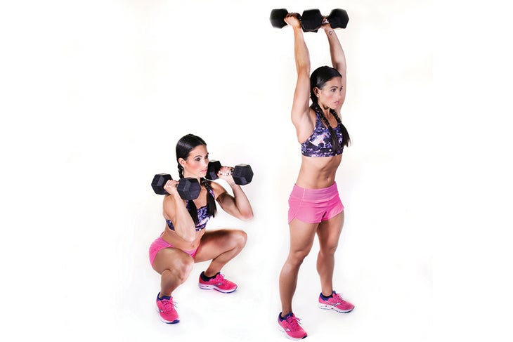 Dumbbell Thruster Dumbbell Thruster