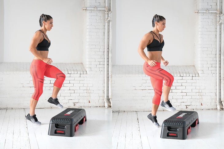 40-Minute Step HIIT Workout - Oxygen Mag