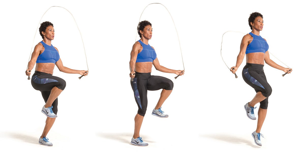 Leg discount rope exercise