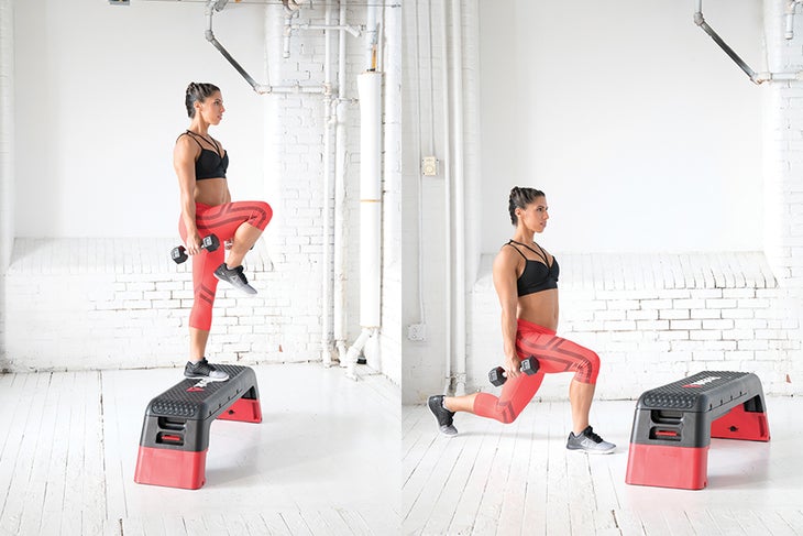 Knee Drive to Reverse Lunge Knee Drive to Reverse Lunge