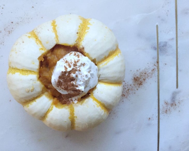 pumpkin-pie-pudding Mini Pumpkin Pie Pudding With Coconut Whipped Cream