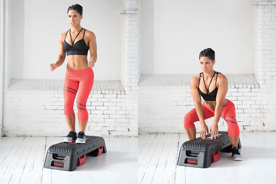 Hiit step outlet workout at home