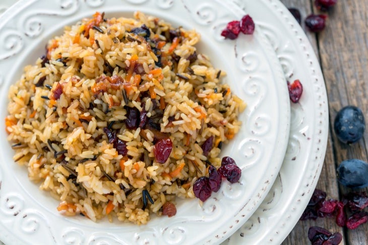 cranberries and rice cranberries and rice
