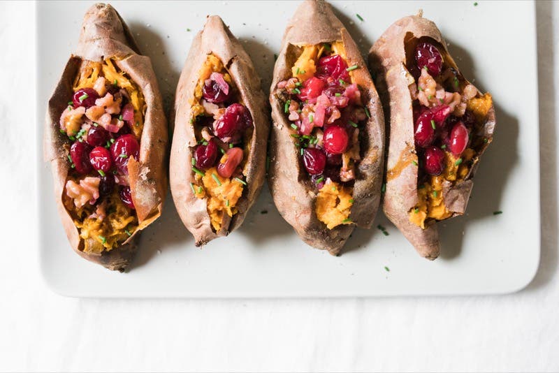 cranberry walnut sweet potatoes